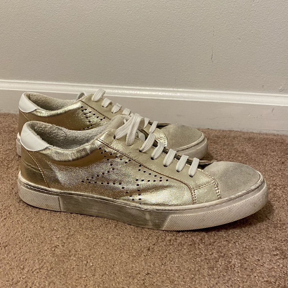 Steve Madden take in the golden goose sneakers